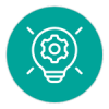 Solution Optimization_Light Bulb Idea Icon (150 × 150 px)